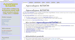 Desktop Screenshot of apocalypse.rulez.org