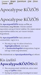 Mobile Screenshot of apocalypse.rulez.org